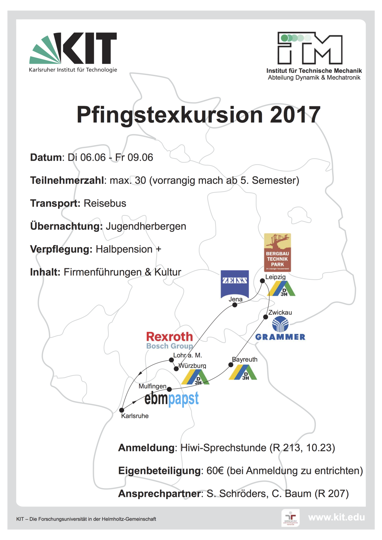 Pfingstexkursion 2017